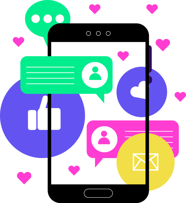 social network illustration